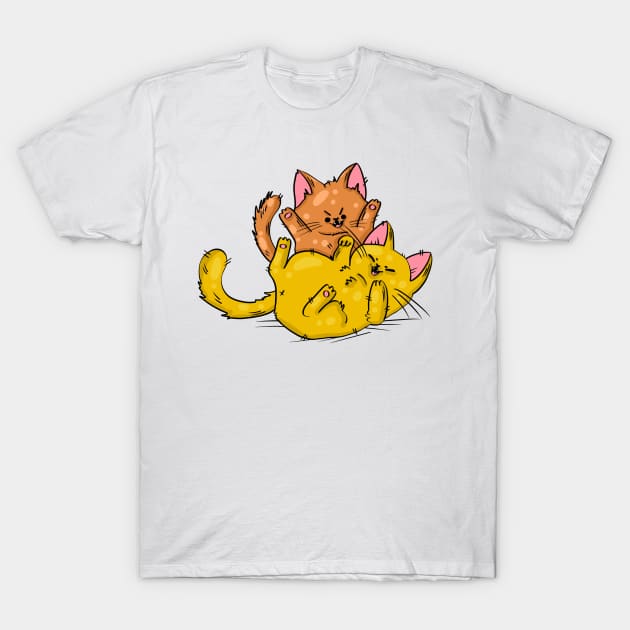 Cute Kittens T-Shirt by Liseevna